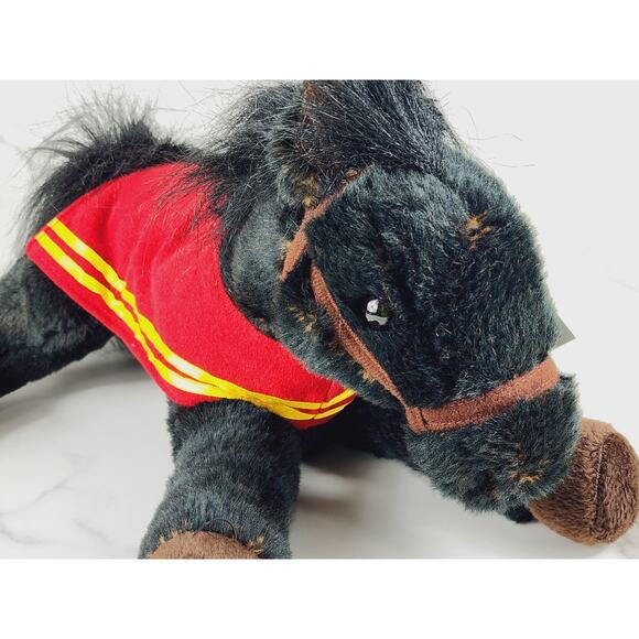 Wells Fargo Mike Legendary Black Pony w/ Tags 15" Plush Toy Stuffed Animal 2016 - Picture 5 of 16